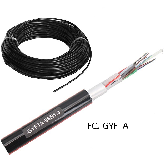 Fiber Optic CABLE GYFTA Non-Metallic Strength Member Armored ASU Fiber Optical Cable